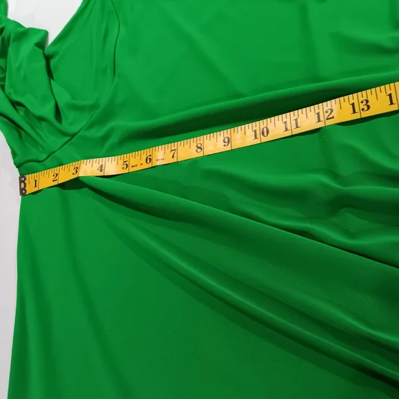 Kasper Women's (Size 3X)  Green/Pink Colorblock Knee-Length Sheath Dress (NWT) - Picture 10 of 14